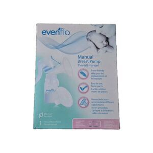 Evenflo Easy To Clean Lightweight & Portable Advanced Manual Breast Pump
